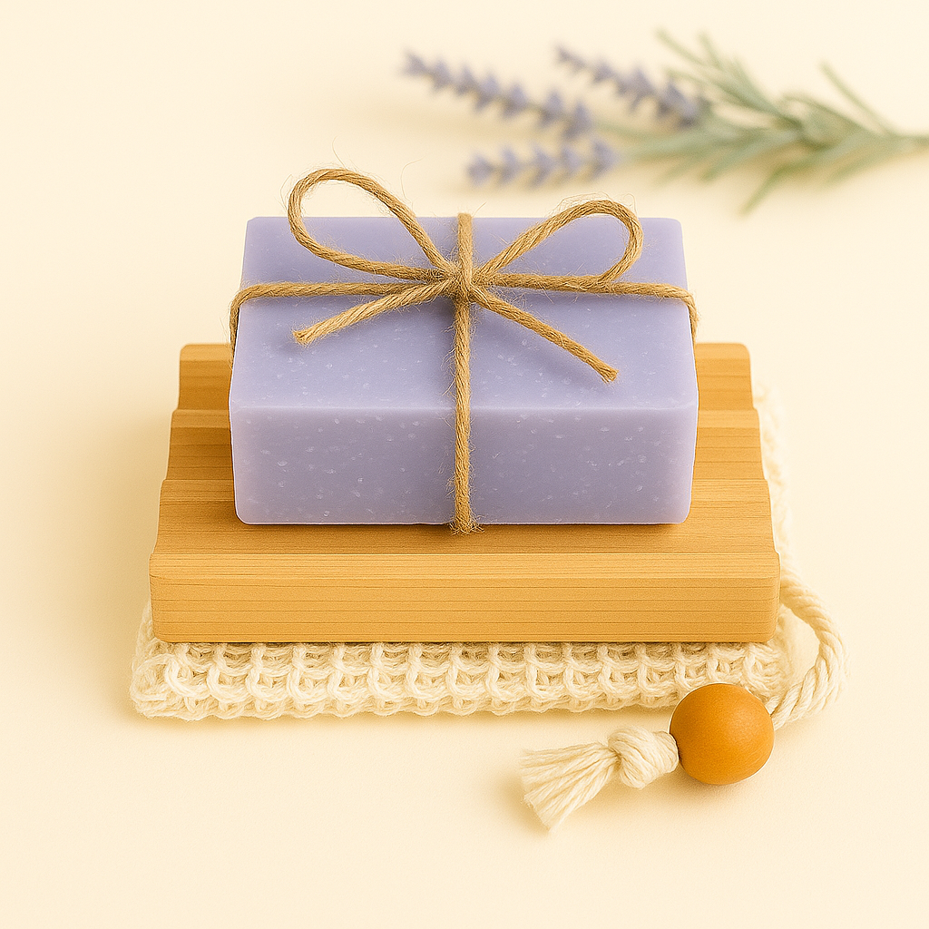 Lavender Meadow Glow Bar — Calming Floral Soap