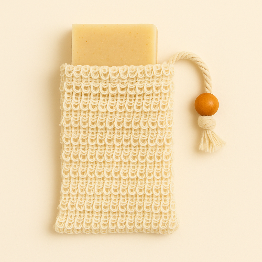 Sisal Soap Saver Bag - Natural Soap Saver Bag