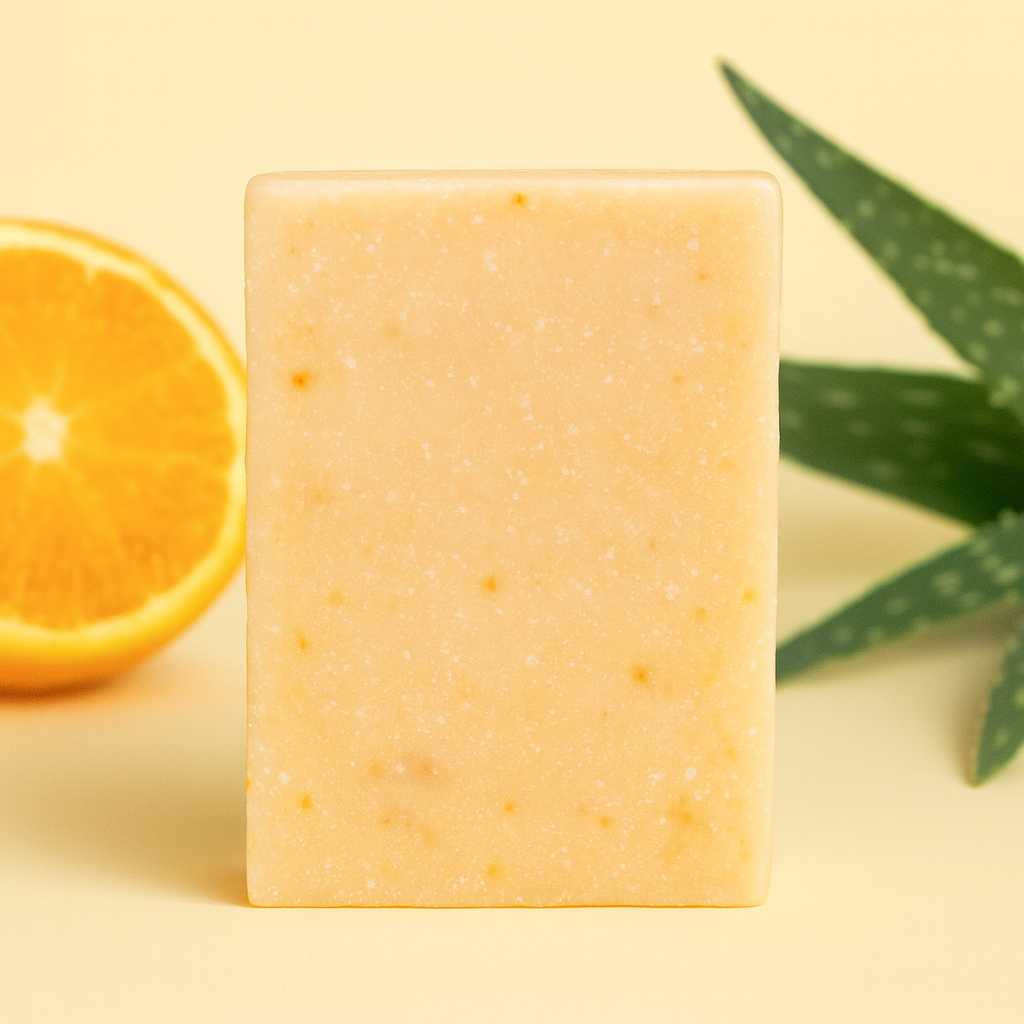 Sunlit Orange Glow Bar — Brightening + Hydrating Citrus Soap