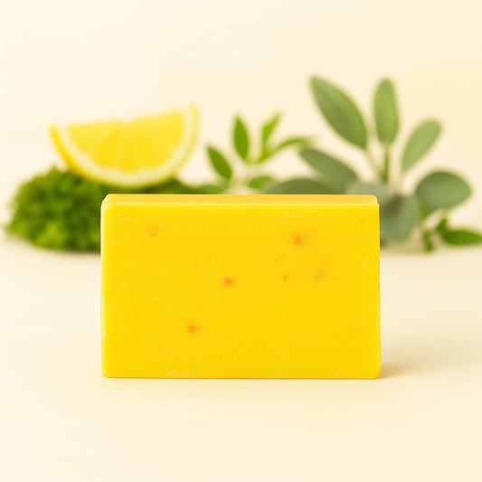 Island Amber Glow Bar — Warm Tropical Citrus Soap