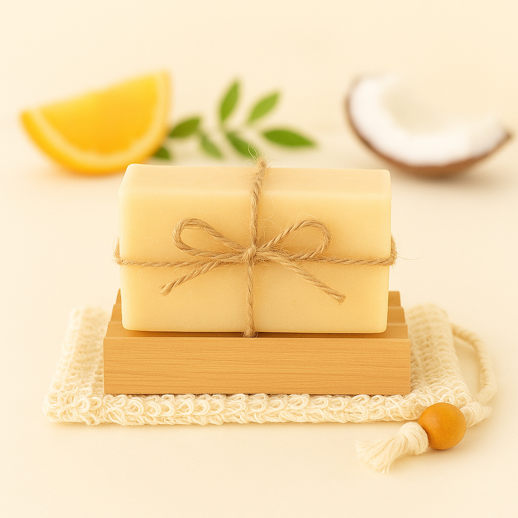 Hawaiian Sunshine Glow Bar — Bright Tropical Citrus Soap