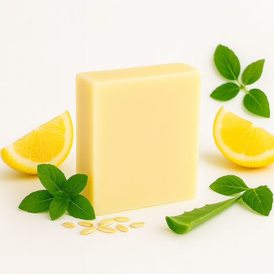 Lemon Mint Tranquility – Natural Citrus & Peppermint Bar Soap